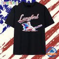 Wyatt Langford Texas Rangers slugger swing T Shirt
