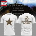 Ye Live At The Superdome Shirt, 2026 Ye Live Concert Tour White T Shirt