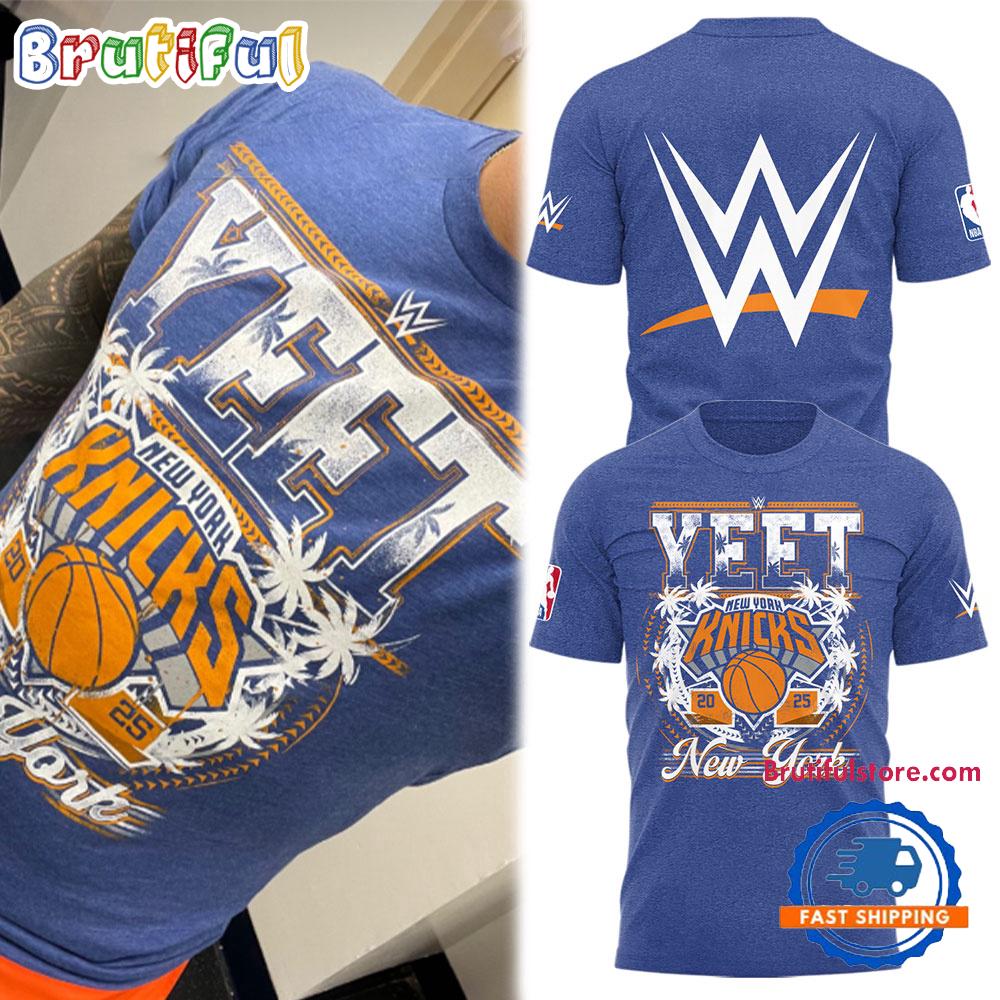 Y.E.E.T x New York Knicks 3D All Over Print 2025 Hoodie T-Shirt