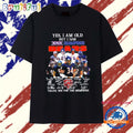 Yes I Am Old but I Saw 1985 Chicago Bears Champions Thank You Signatures T Shirt