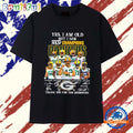 Yes I Am Old but I Saw 2010 Green Bay Packers Champions Thank You Signatures T Shirt