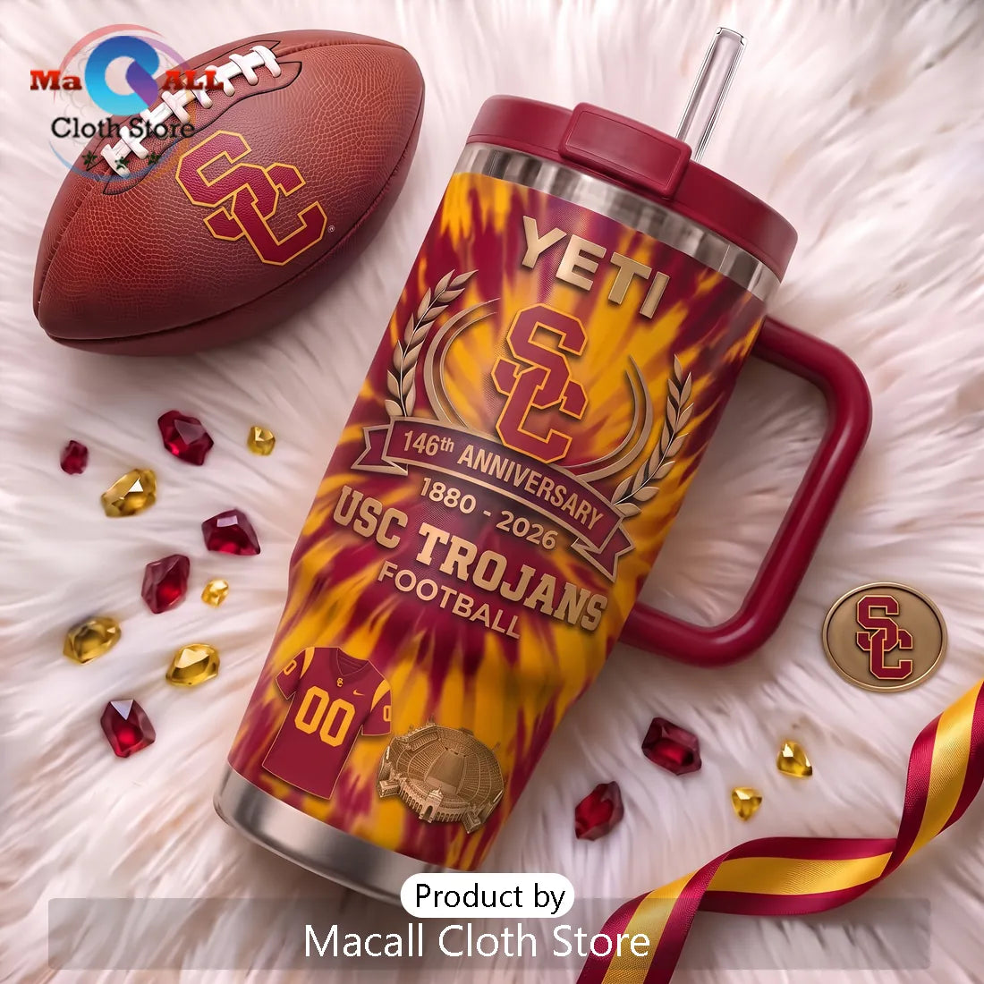 Yeti USC Trojans 146th Anniversary Stanley Tumbler