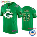 Zadarius Smith Green Bay Packers #55 St. Patricks Day Kelly Green Football Jersey