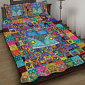 Hippie Quilt Bedding Set - Free Spirit Color Comfort Set
