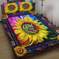 Hippie Quilt Bedding Set - Colorful Artistic Bedspread