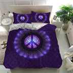 Hippie Quilt Bedding Set - Colorful Free Spirit Bedding