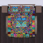 Hippie Quilt Bedding Set - Free Spirit Color Comfort Set