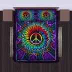 Hippie Quilt Bedding Set - Vibrant Spirit Quilted Bedspread