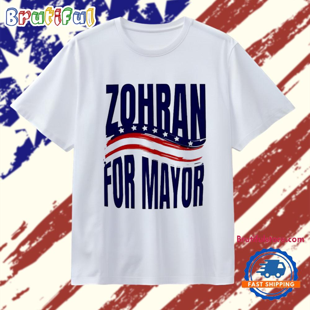 Zohran for Mayor of New York Vote Zohran Say No to Cuomo Progressive Democrats Protest T Shirt