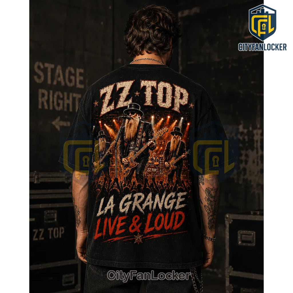 ZZ Top Sharp Dressed Man La Grange Concert Tour 2026 Shirt